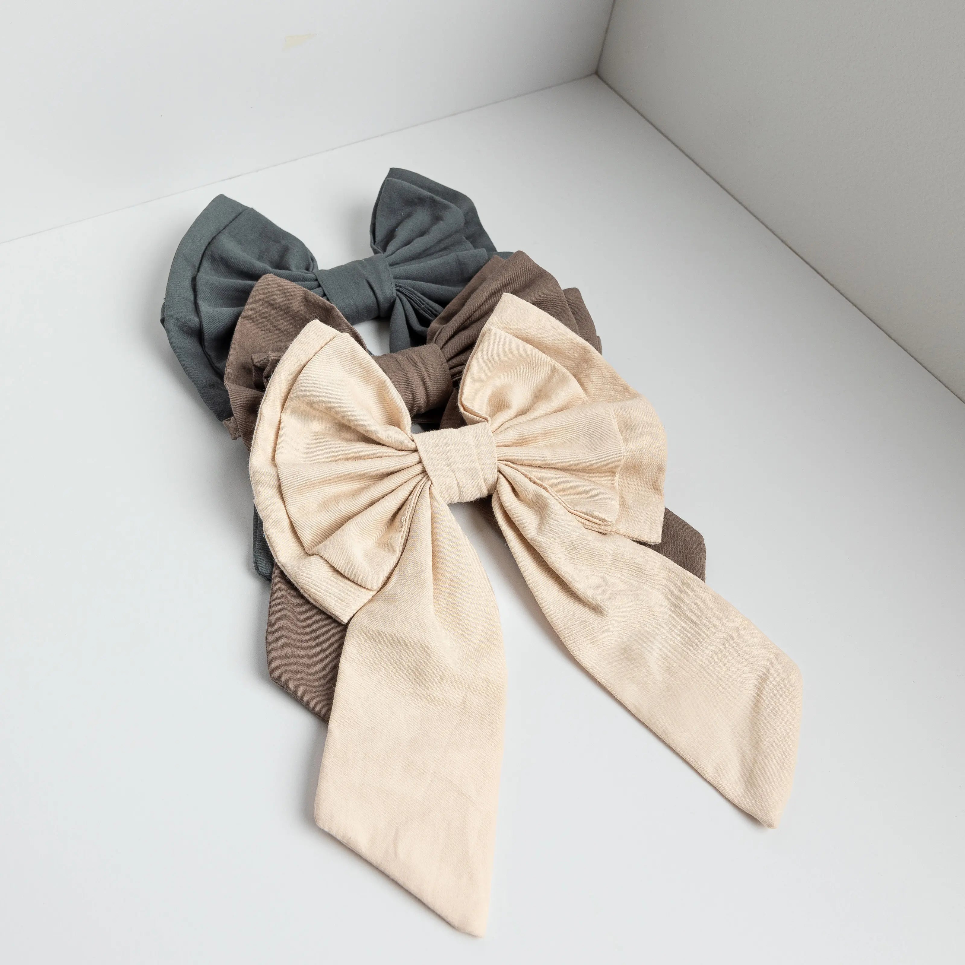 HUMDAKIN Dekorativ Sløjfe Organic Textiles 03 Green Seaweed